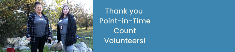 Thank You PIT Count Volunteers