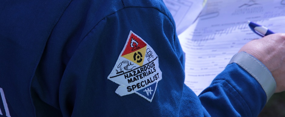 Hazmat specialist uniform and patch
