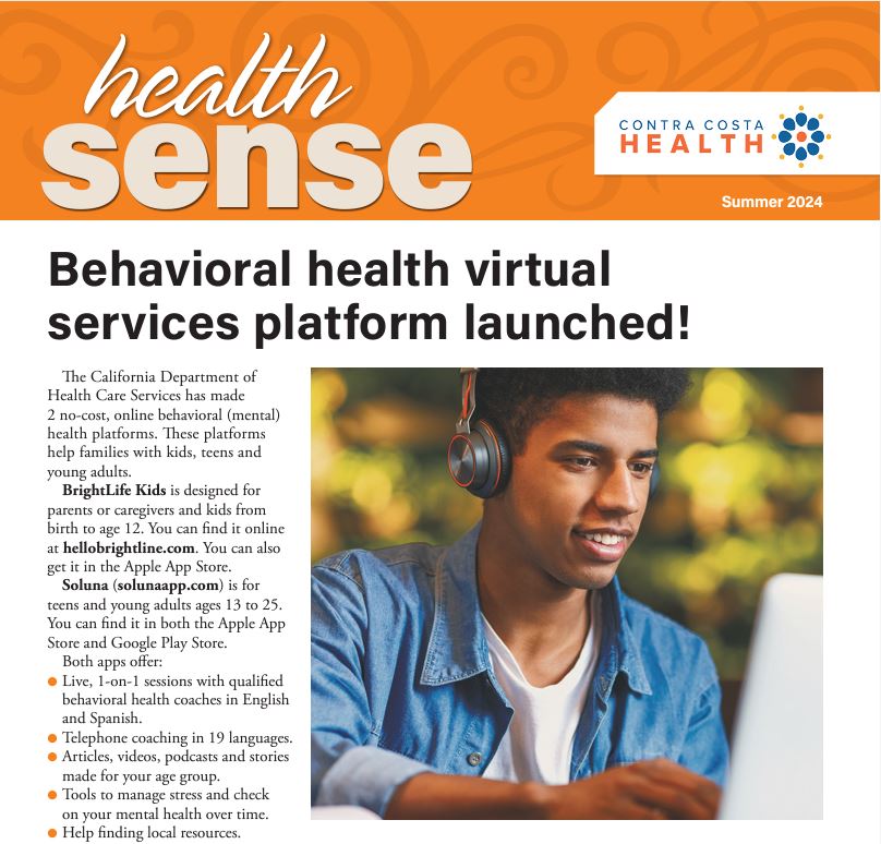 Health Sense Newsletter Summer 2024 Image
